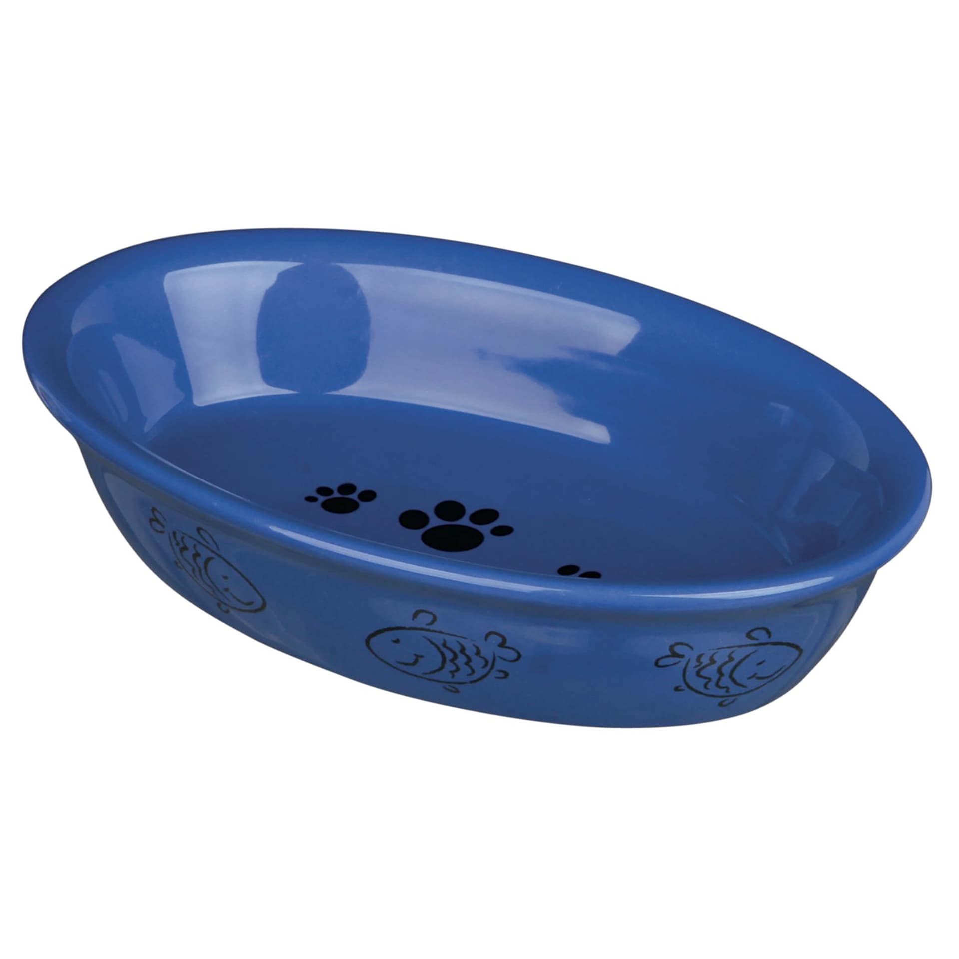 Gamelle pour chats en céramique ovale