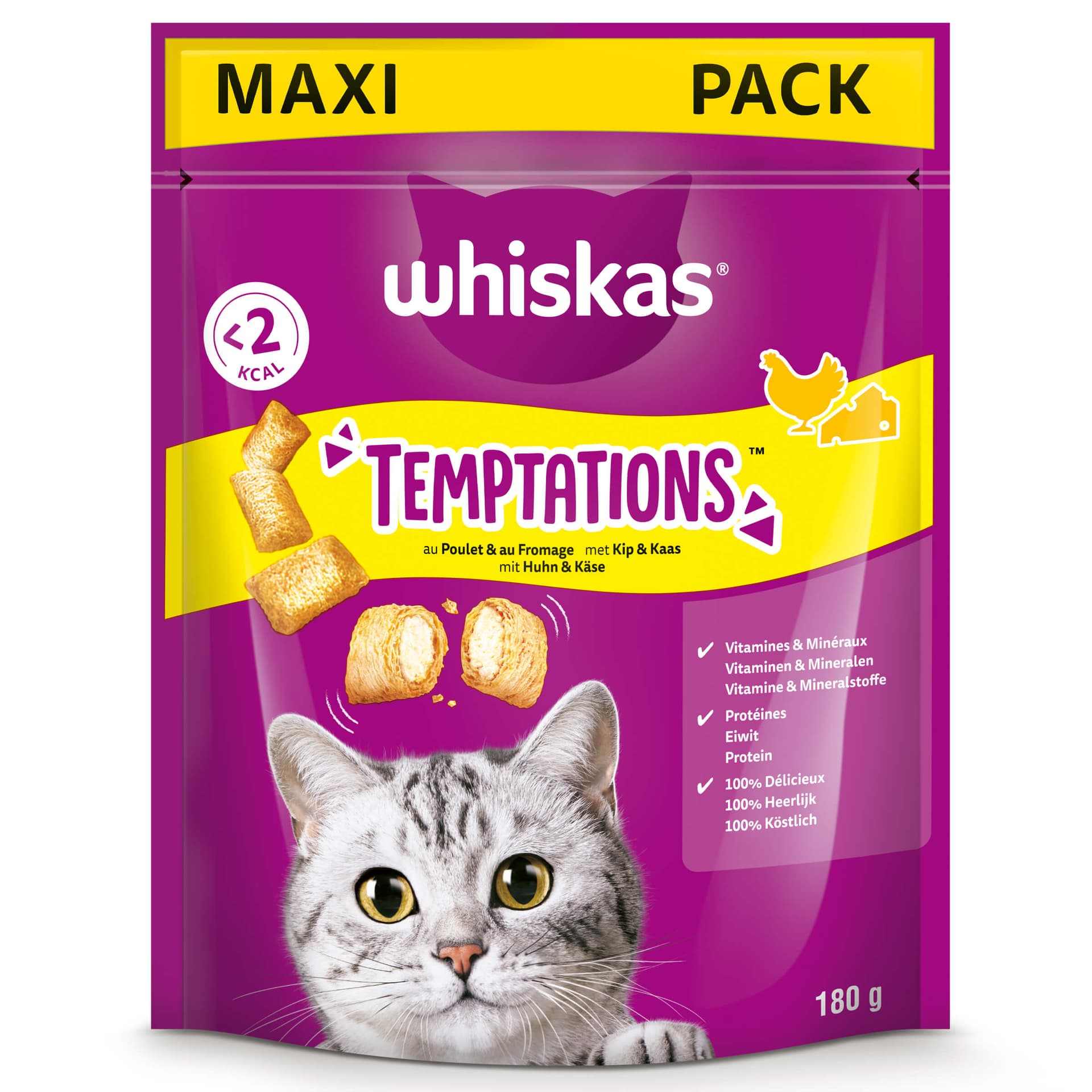 Temptations mit Huhn & Käse