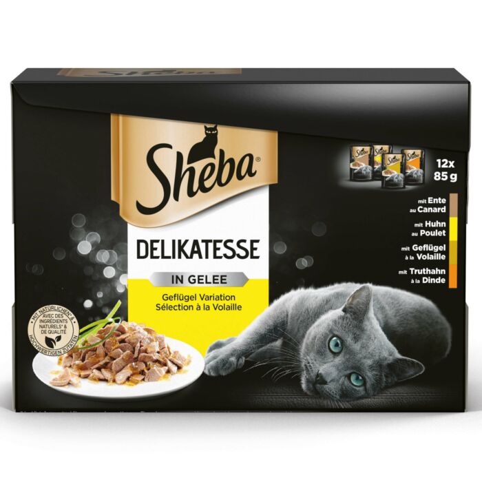 Sheba Katzenfutter Delikatessen in Geleé