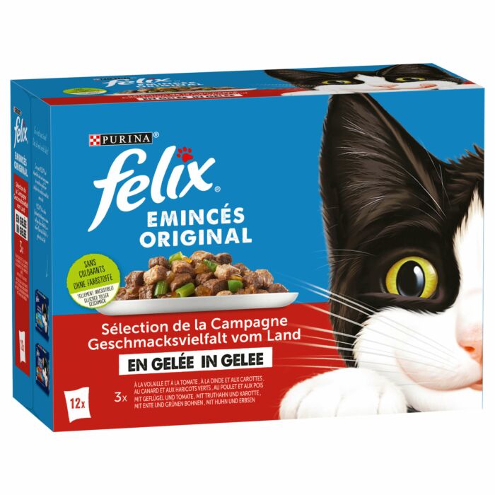 Felix Nourriture pour chat Original Sélection Mixte en gelée