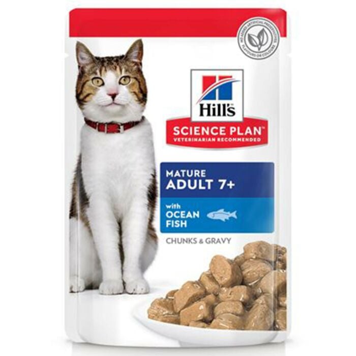 Hill's Nourriture humide pour chats Science Plan Mature Adult 7+