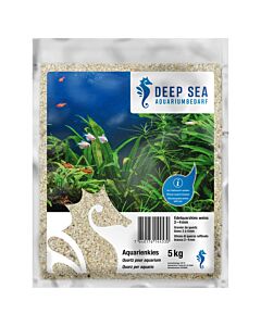 Deep Sea Aquarium Edelquarzkies weiss, 2-4mm, 5kg