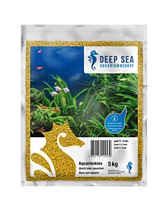 Deep Sea Quartz pour aquarium jaune, 5kg
