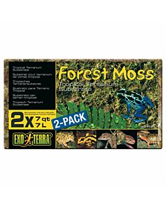 Exo Terra Forest Moss Substrat pour terrarium 2x7l