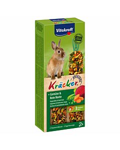 Vitakraft Kräcker Légumes & betterave rouge lapins nains 2 pièces