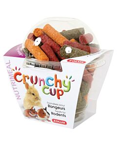 Zolux Snack pour rongeurs Crunchy Cup Luzerne & Carotte & Betteraves rouges 180g