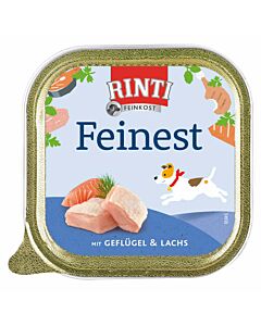Rinti Feinest mit Geflügel & Lachs 11x150g