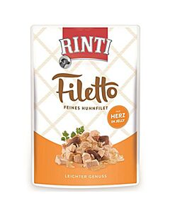 Rinti Filetto mit Huhn & Hühnerherz 24x100g