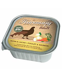 Harmony Dog poulet et saumon 150g