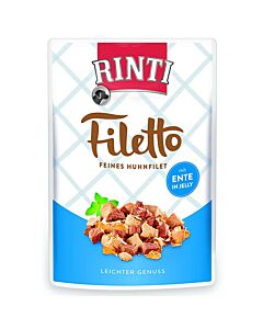 Rinti Filetto Hundefutter Huhnfilet mit Ente 100g