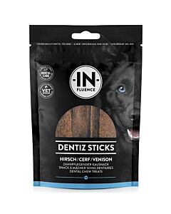 In-Fluence Snack pour chiens Dentiz Sticks Cerf 70g