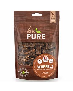 bePure Snacks pour chien Wuffelz Cheval 130g