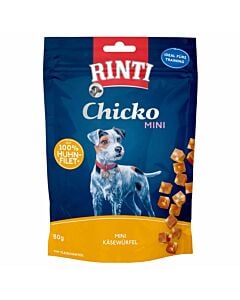 Rinti Chicko Mini Käsewürfel Huhn 80g
