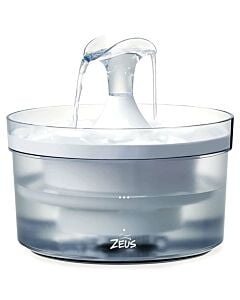 Zeus Fontaine à eau Fresh & Clear avec cascade 1.5 litres 