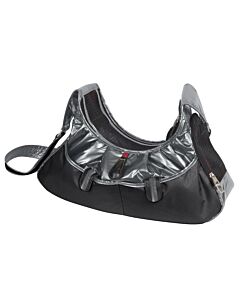 Zu&Lu Transporttasche für Hunde Ksenia schwarz-grau M