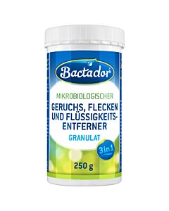 Bactador Geruchs-, Flecken- & Flüssigkeitsentferner Granulat 250g 