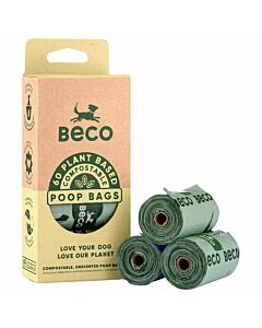Beco Pets Hundekotbeutel Compostable Poop Bag 60 Travel