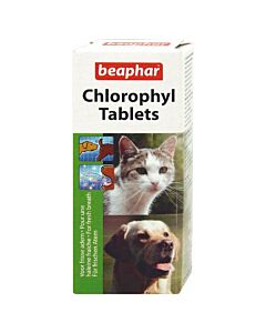 beaphar Chlorophylle comprimés chien/chat pour l'haleine fraîche 30pcs.