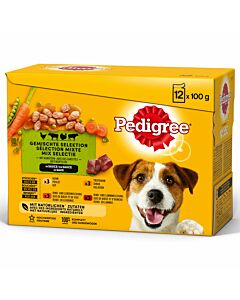 Pedigree Pouch Selection 12x100g