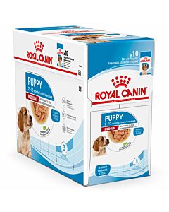 Royal Canin Chien Medium Puppy Nourriture humide 10x140g