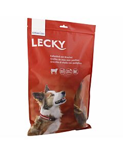 Lecky Kalbsöhrli mit Muschel 5 Stück Hundesnack