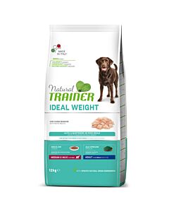 Trainer Nourriture pour chien Ideal Weight Medium & Maxi White Meat 12kg 