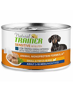 Trainer Hundefutter Sensitive No Gluten Small & Toy Adult Forelle 150g