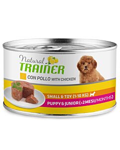 Trainer Hundefutter Natural Small & Toy Puppy & Junior Huhn 150g