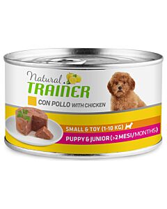 Trainer Hundefutter Natural Small & Toy Puppy & Junior Huhn 24x150g