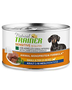 Trainer Nourriture pour chien Sensitive No Gluten Small&Toy Adult Agneau 150g