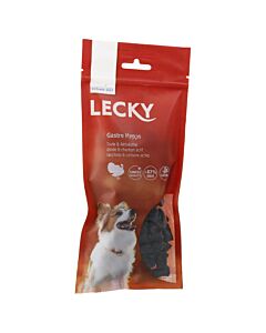 Lecky Friandises pour chiens Gastro Happs Trute & Charbon actif 120g
