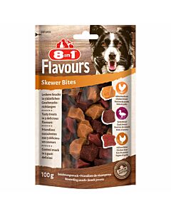 8in1 Snacks pour chien Flavours Skewer Bites 100g