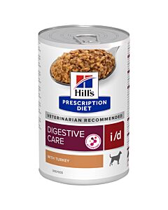 Hill's Vet Nourriture pour chiens Prescription Diet i/d Dinde 12x360g