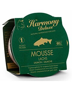 Harmony Cat Deluxe Mousse Nourriture humide Saumon 24x60g