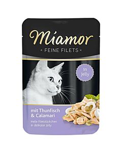 Miamor Feine Filets mit Thunfisch & Calamari 24x100g