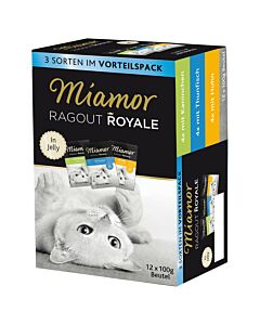 Miamor Ragoût Royale MuliMix Box 1 avec 12 pièces