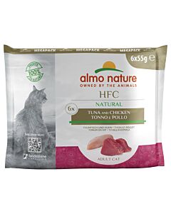 Almo Nature Classic Chat Thon & Poulet 8x6x55g