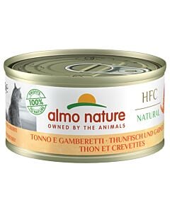 Almo Nature Chat Thon & Crevettes 24x70g