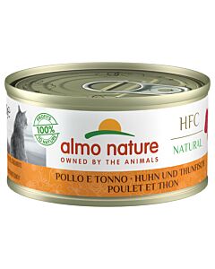 Almo Nature Chat Thon & Poulet 24x70g