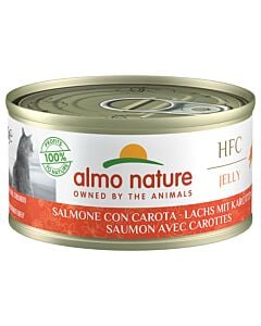 Almo Nature Katze Lachs & Karotten 24x70g