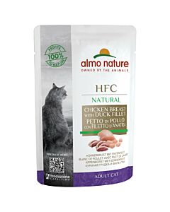 Almo Nature HFC Raw Pack Hühnerbrust &Entenfilet 55g