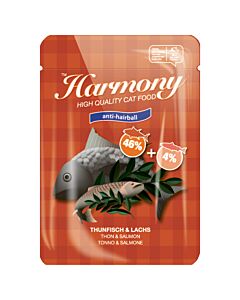 Harmony Cat Anti-Hairball Thunfisch & Lachs 80g