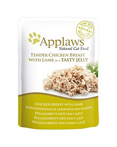 Applaws Pouch Chicken & Lamb in Jelly 16x70g