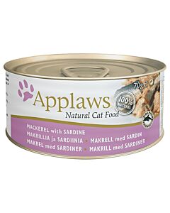Applaws Tin Mackerel & Sardine 24x70g