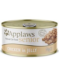 Applaws Tin Senior Chicken Jelly 24x70g