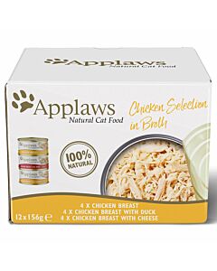 Applaws Chicken en sauce Selection Multipack 12x156g