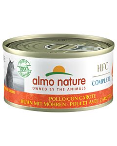 Almo Nature HFC Complete Nourriture pour chats Poulet & Carottes 24x70g