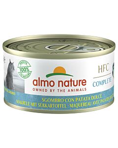Almo Nature HFC Complete Nourriture pour chats HFC Maquereau avec Patate douce 24x70g