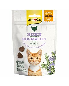 GimCat Katzensnack Crunchy Snacks Huhn mit Rosmarin 50g