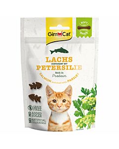 GimCat Katzensnack Soft Snacks Lachs mit Petersilie 60g